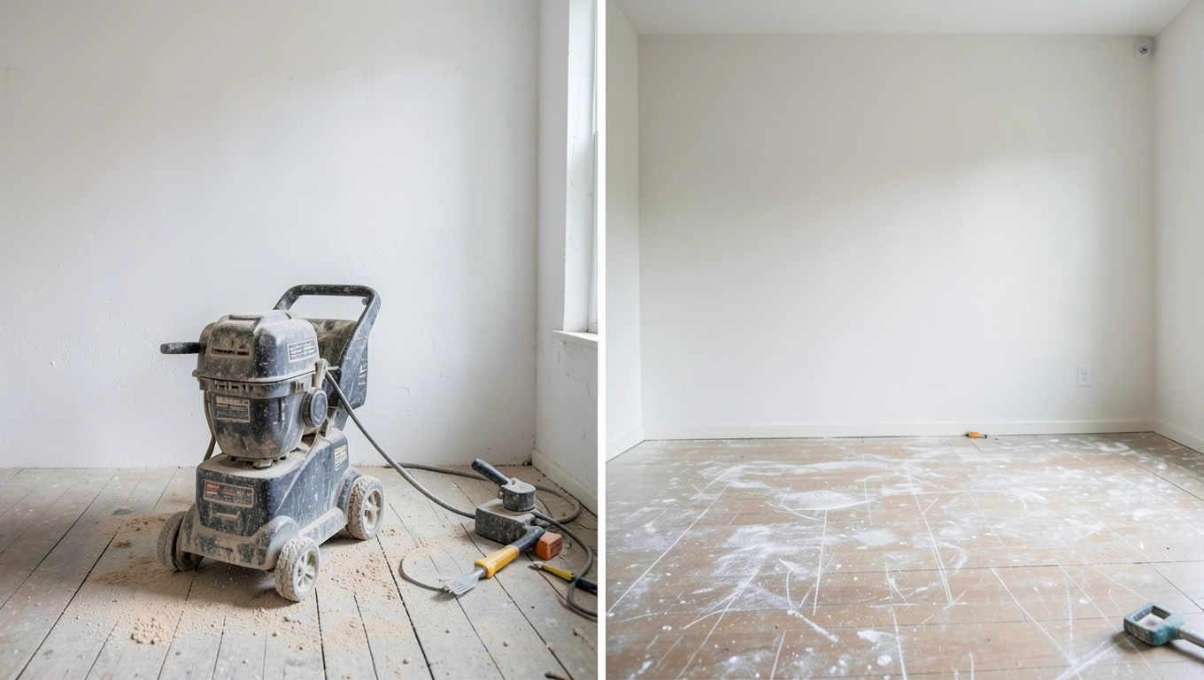 czy przy remoncie lepiej cyklinowac najpierw podloge czy malowac sciany