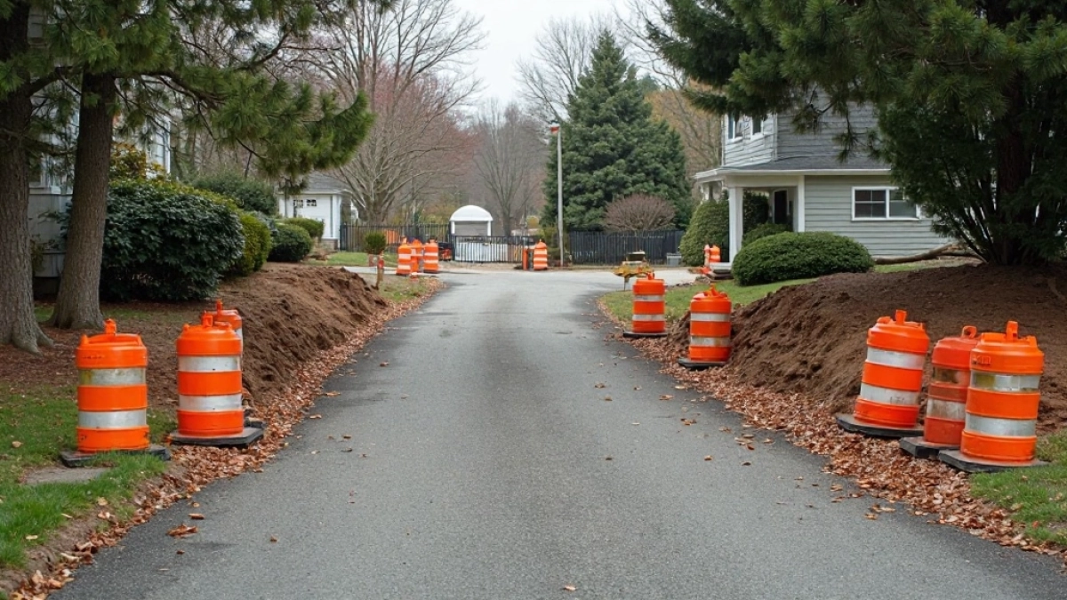 Remont drogi a wjazd na posesję