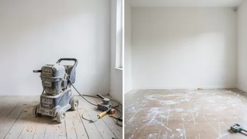 czy przy remoncie lepiej cyklinowac najpierw podloge czy malowac sciany